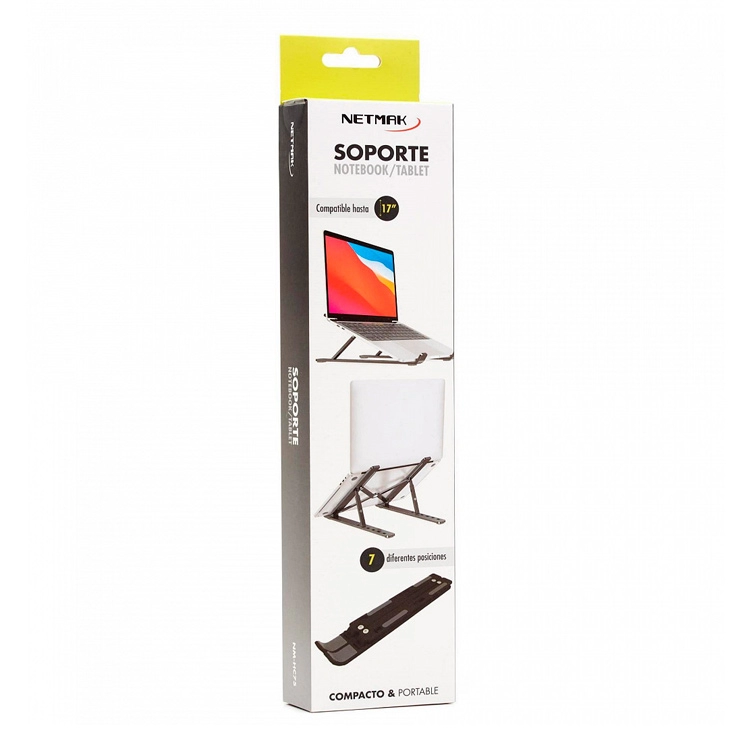 Soporte para Notebook Netmak Metalico 25x21 Art.NM-HC78